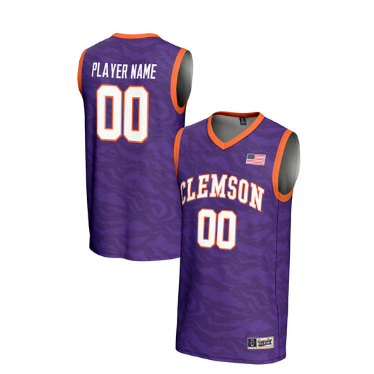 Unisex GameDay Greats Purple Clemson Tigers NIL Pick-A-Player Women's Basketball Lightweight Jersey