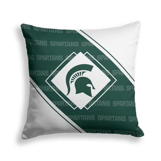 Pegasus Michigan State Spartans 18" x 18" Diamond Boxed Decor Pillow