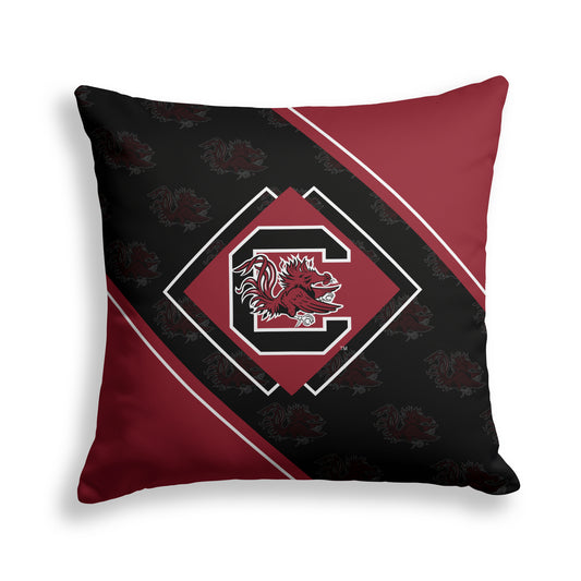 Pegasus South Carolina Gamecocks 18" x 18" Diamond Boxed Decor Pillow