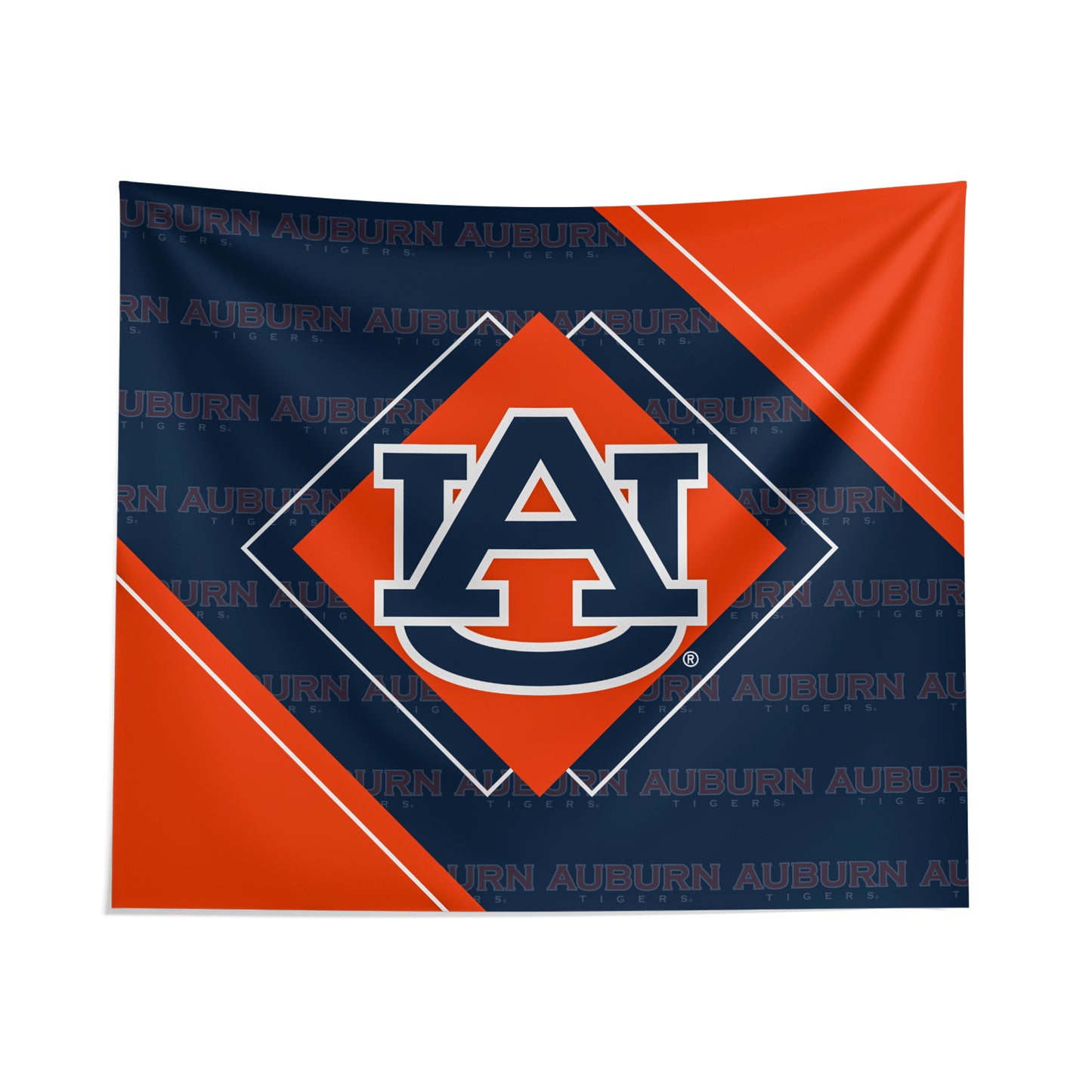 Pegasus Auburn Tigers 51" x 60" Diamond Boxed Wall Tapestry