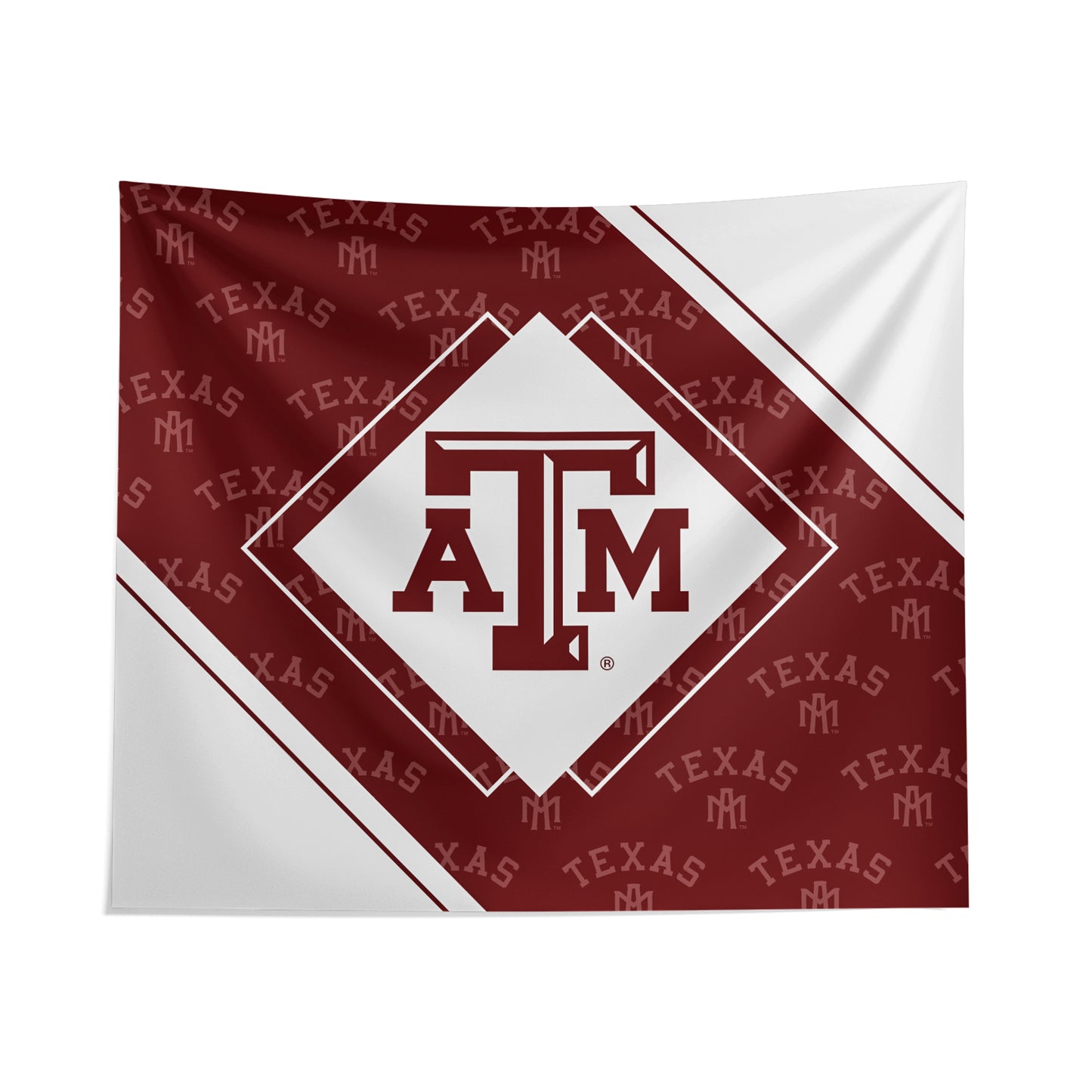 Pegasus Texas A&M Aggies 51" x 60" Diamond Boxed Wall Tapestry