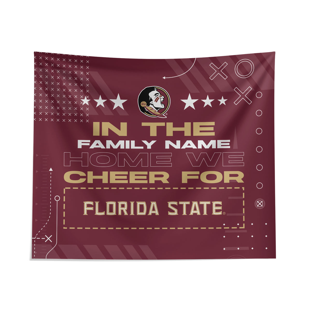 Pegasus Florida State Seminoles 51" x 60" We Cheer For Personalized Wall Tapestry