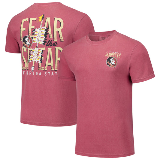 Unisex Garnet Florida State Seminoles Hyper Local Spear Phrase T-Shirt