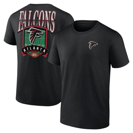 Men's Black Atlanta Falcons Full Range T-Shirt