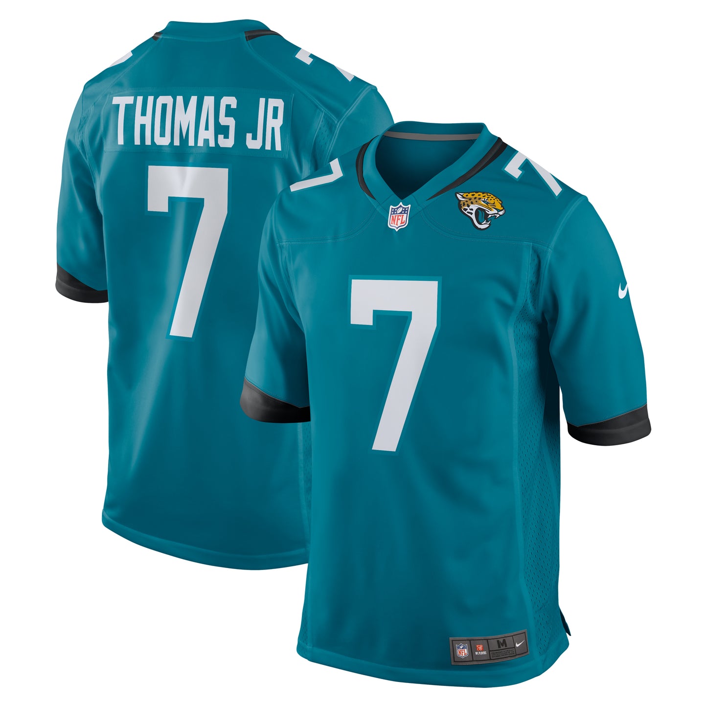 Men's Nike Brian Thomas Jr Teal Jacksonville Jaguars 2024 NFL Draft First Round Pick Player Game Jersey