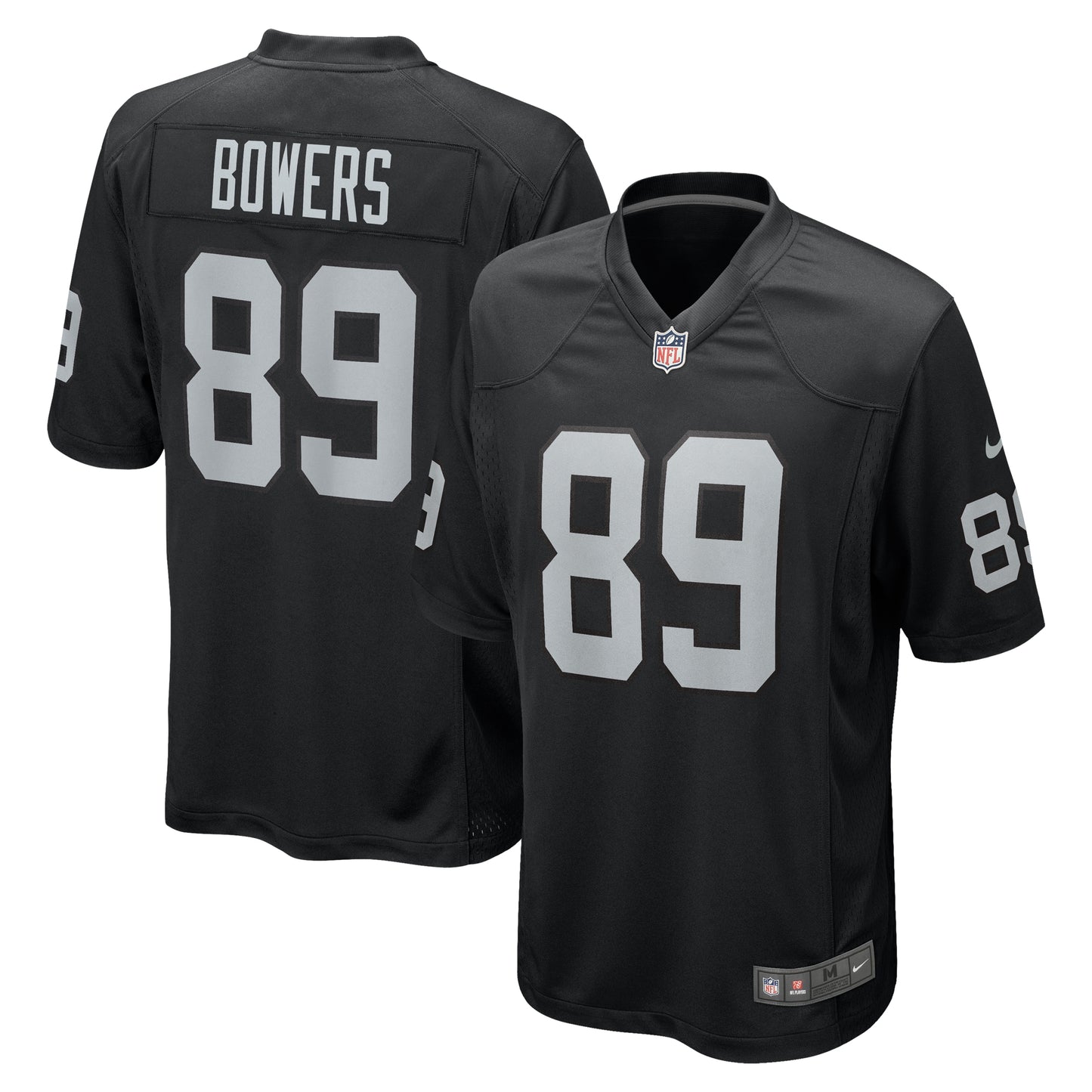 Men's Nike Brock Bowers Black Las Vegas Raiders 2024 NFL Draft First Round Pick Player Game Jersey