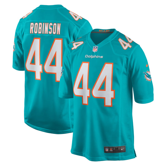 Men's Nike Chop Robinson Aqua Miami Dolphins 2024 NFL Draft First Round Pick Player Game Jersey