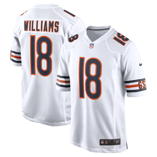 Men's Nike Caleb Williams White Chicago Bears 2024 NFL Draft First Round Pick Player Game Jersey