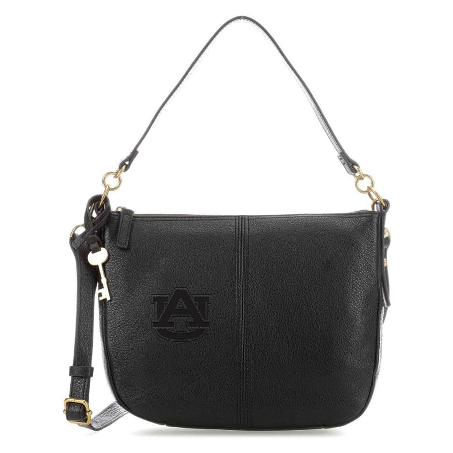 Fossil Black Auburn Tigers Jolie Crossbody Bag