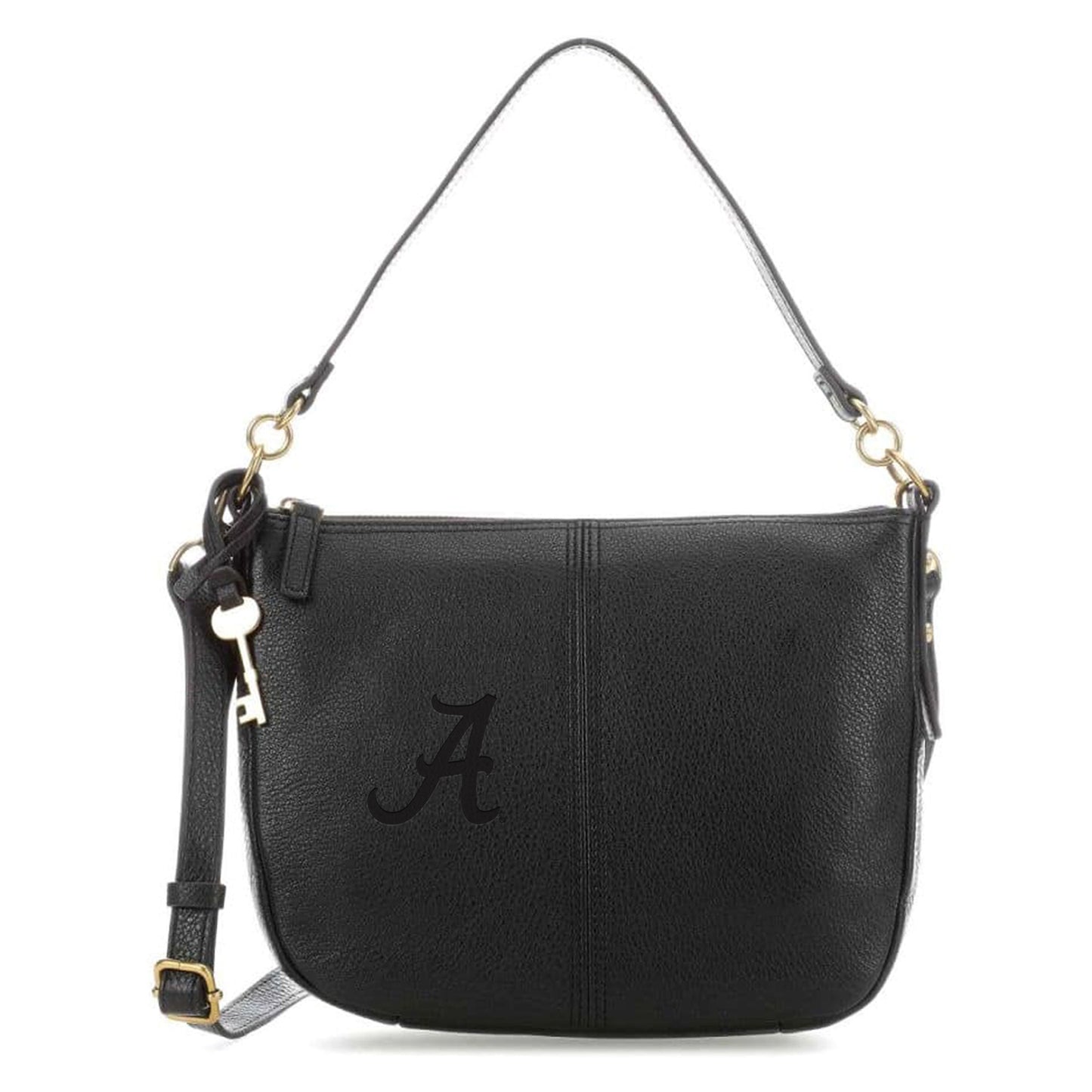 Fossil Black Alabama Crimson Tide Jolie Crossbody Bag