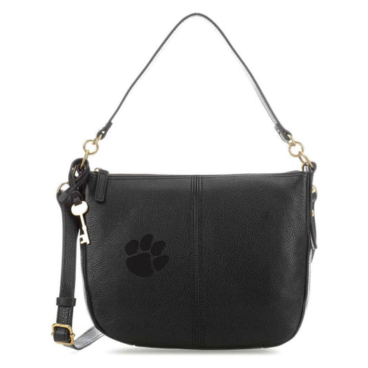 Fossil Black Clemson Tigers Jolie Crossbody Bag