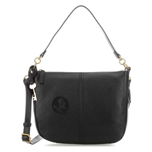 Fossil Black Florida State Seminoles Jolie Crossbody Bag