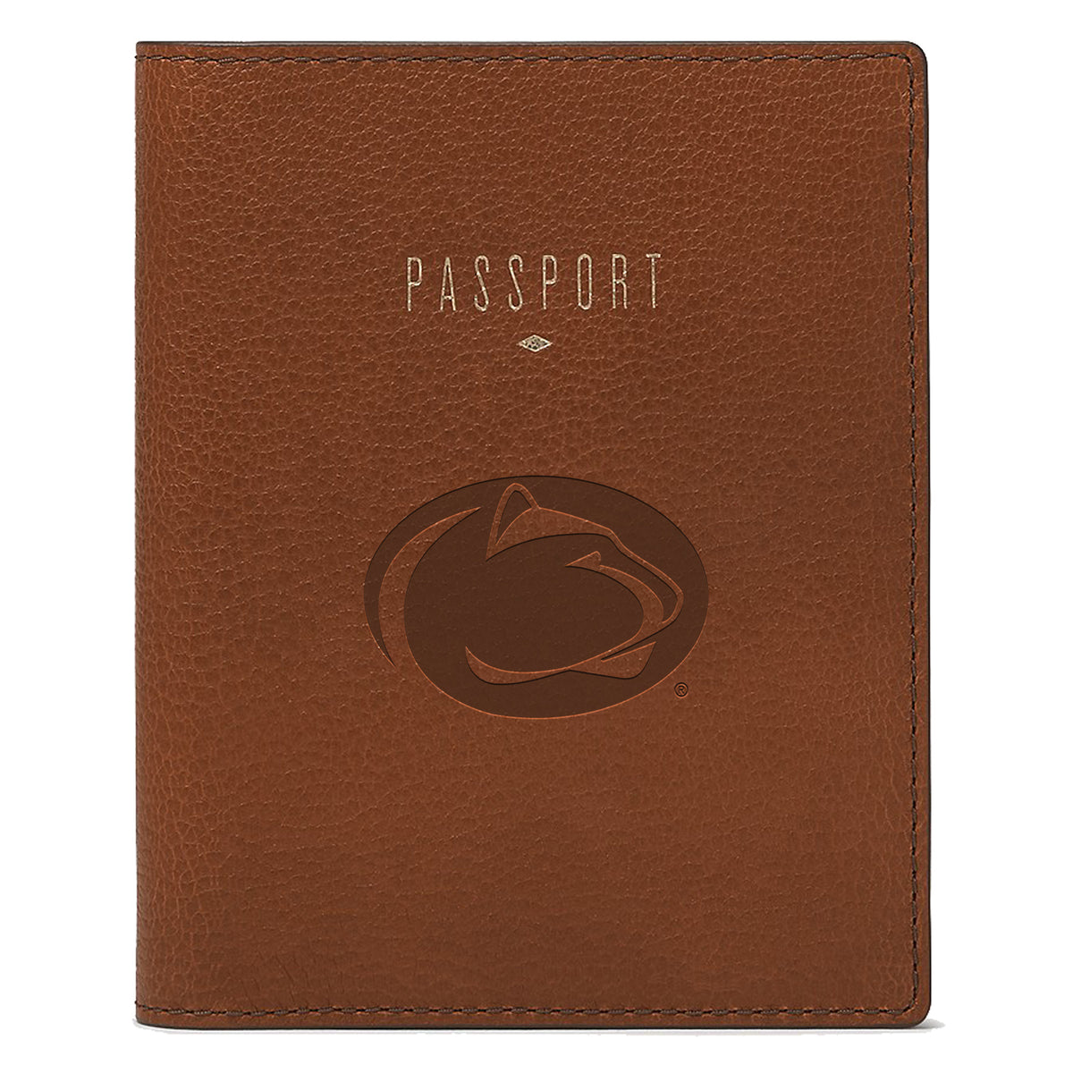 Fossil Brown Penn State Nittany Lions Travel RFID Passport Case