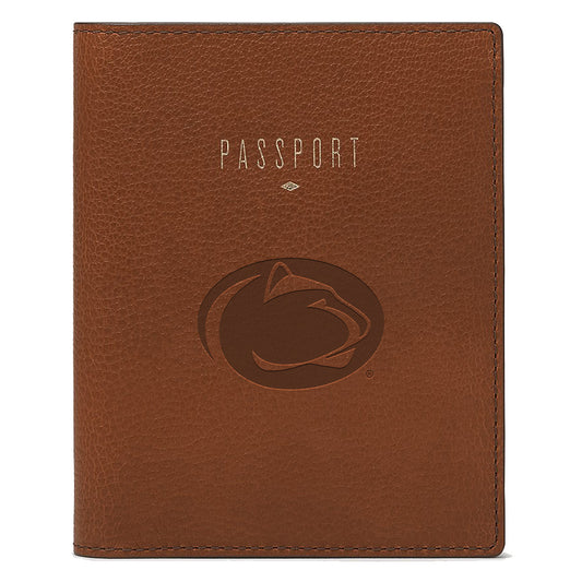 Fossil Brown Penn State Nittany Lions Travel RFID Passport Case