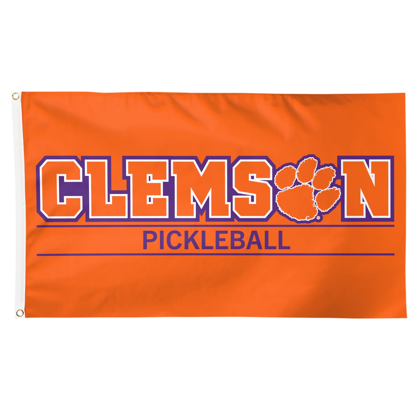 WinCraft Clemson Tigers 3' x 5' Pickleball Single-Sided Flag