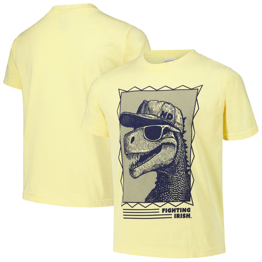 Youth ComfortWash Gold Notre Dame Fighting Irish Dino Cap T-Shirt