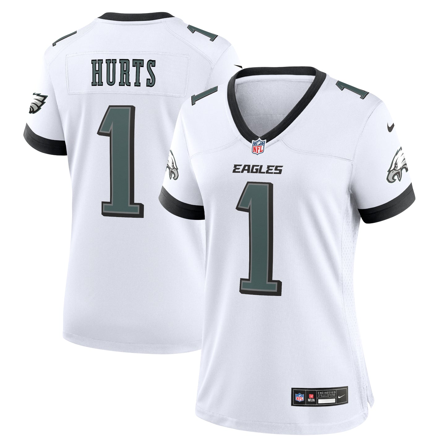 Men's Nike Jalen Hurts White Philadelphia Eagles Game Jersey