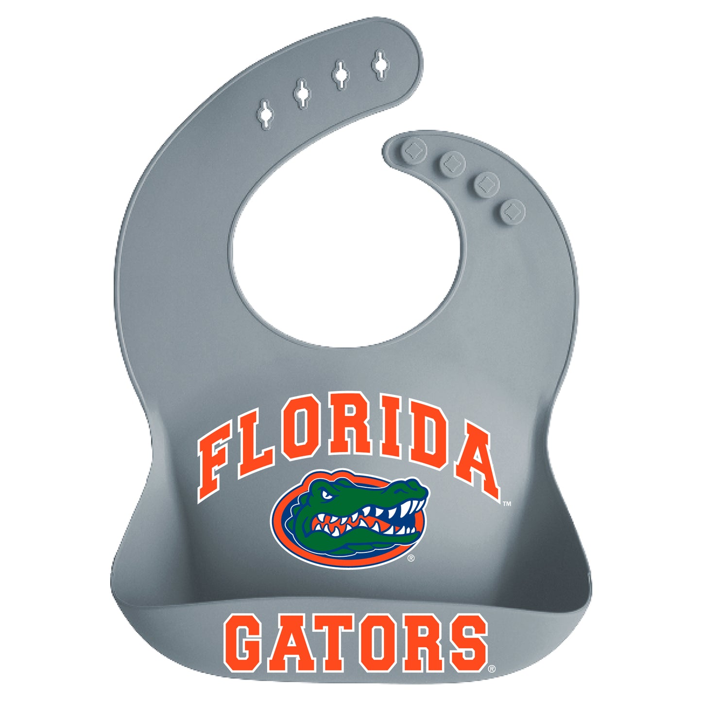 Infant Garb Florida Gators Silicone Crumb Catcher Bib