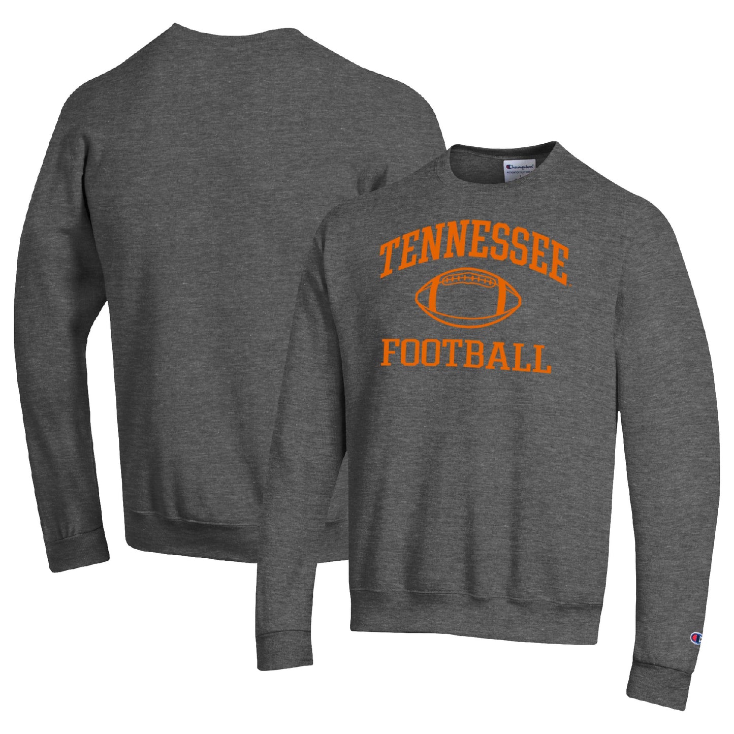 Men's Champion Gray Tennessee Volunteers Football Icon Pullover Sweatshirt