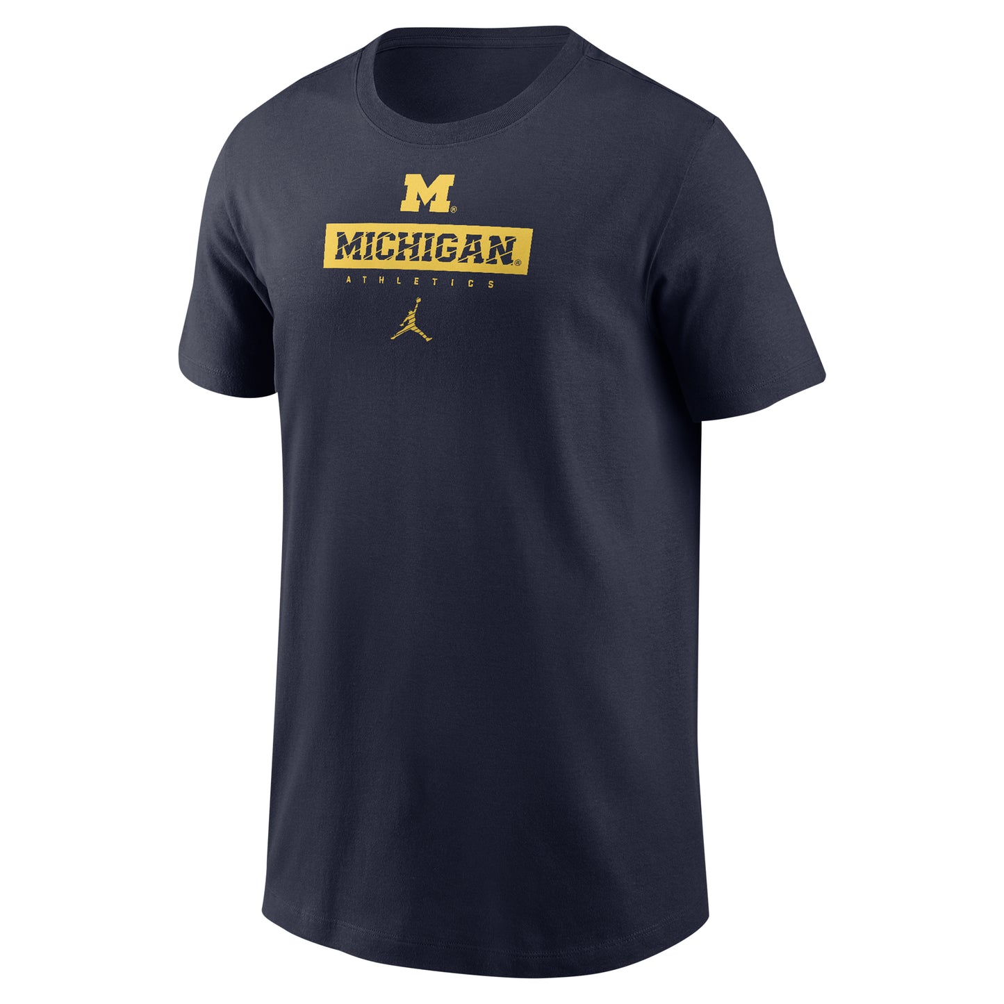 Youth Jordan Brand Navy Michigan Wolverines Athletics T-Shirt