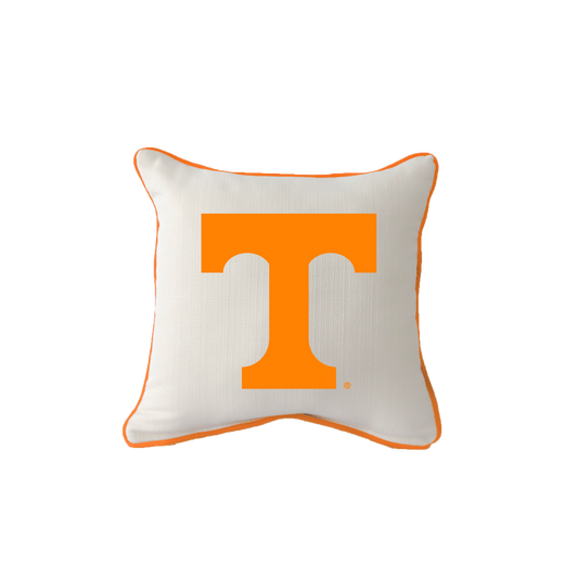 Little Birdie Tennessee Volunteers Square Piped Pillow