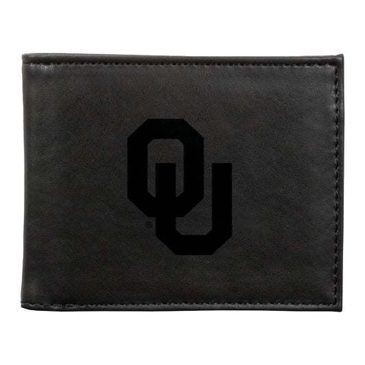 Black Oklahoma Sooners Billfold Wallet