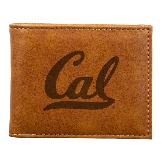 Brown Cal Bears Billfold Wallet