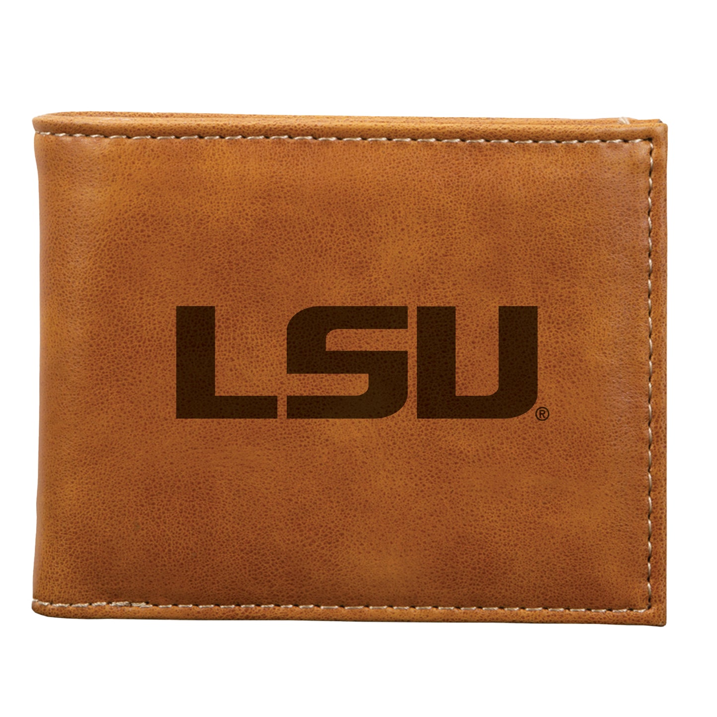 Brown LSU Tigers Billfold Wallet