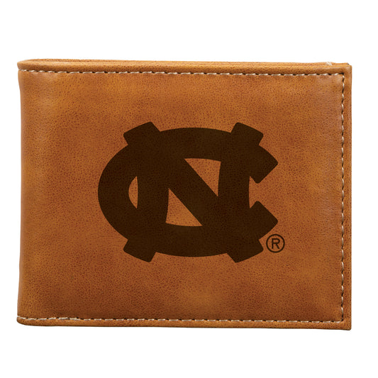 Brown North Carolina Tar Heels Billfold Wallet