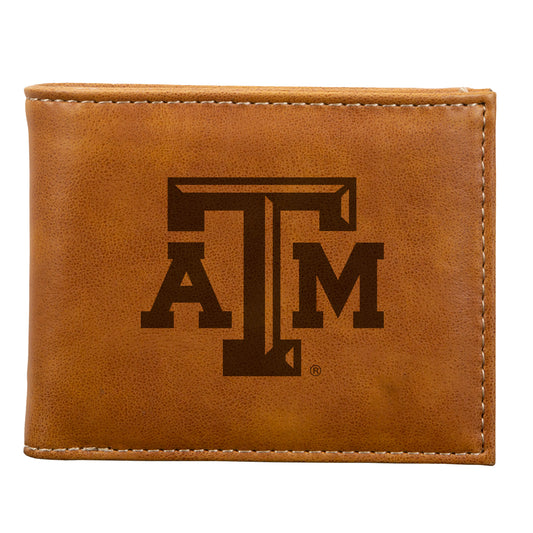 Brown Texas A&M Aggies Billfold Wallet