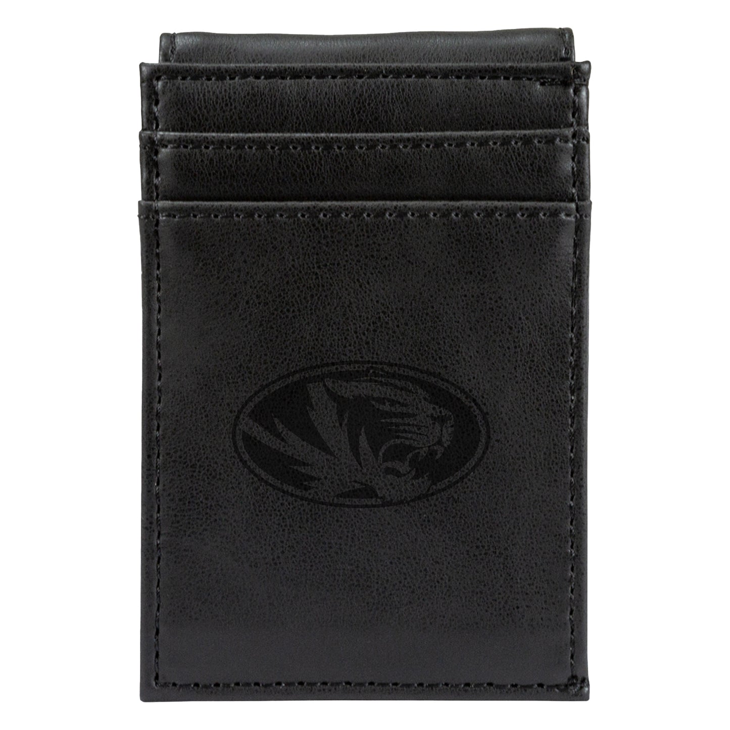 Black Missouri Tigers Front Pocket Wallet