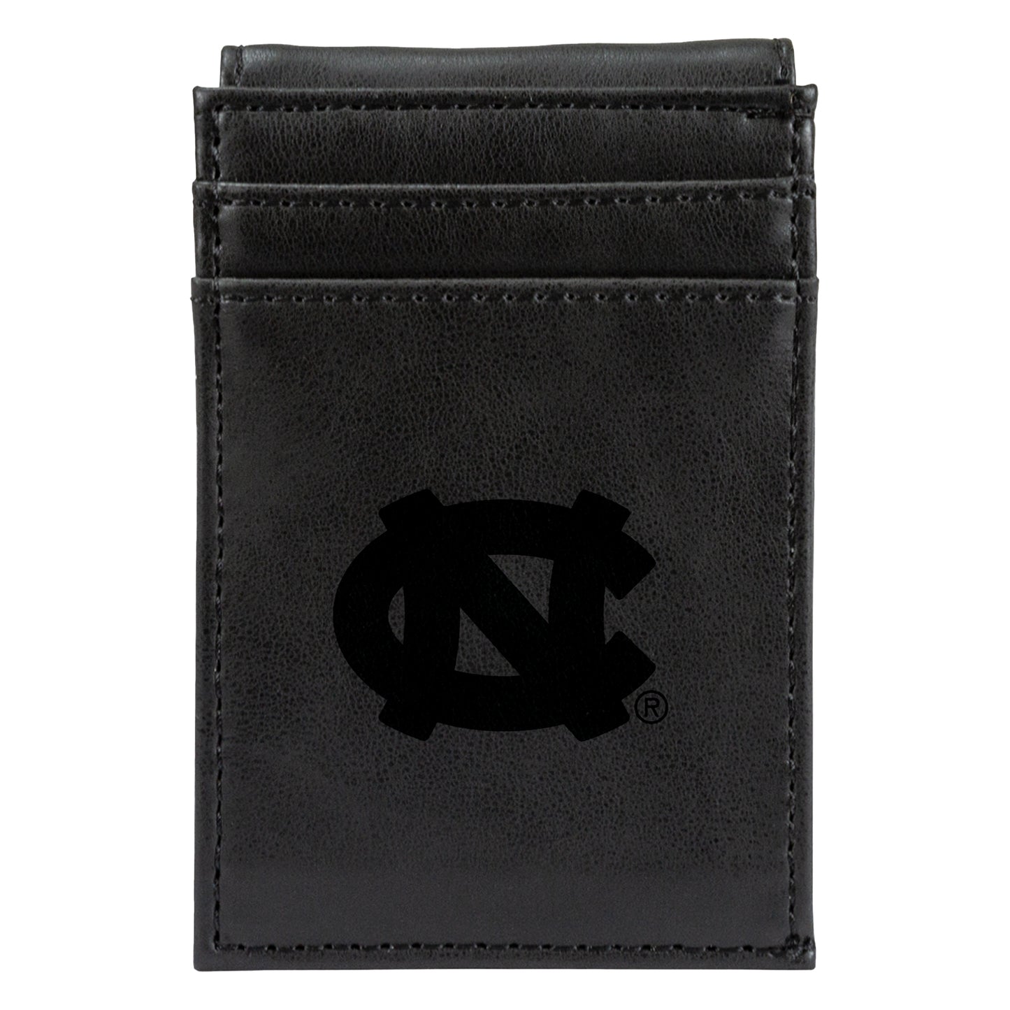 Black North Carolina Tar Heels Front Pocket Wallet