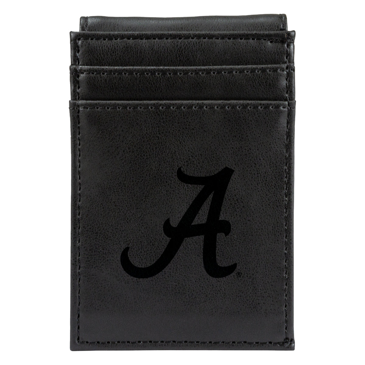 Black Alabama Crimson Tide Front Pocket Wallet