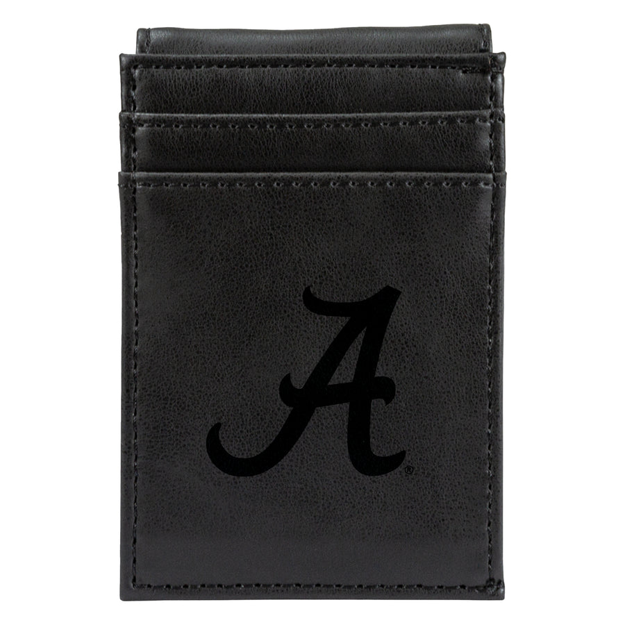 Black Alabama Crimson Tide Front Pocket Wallet