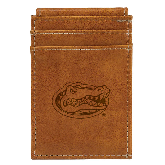 Brown Florida Gators Front Pocket Wallet