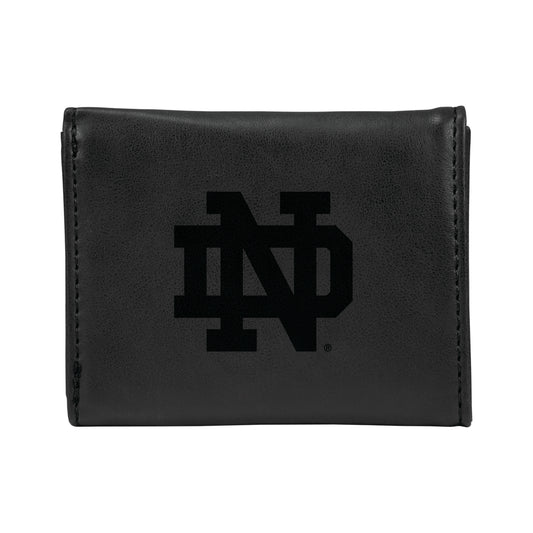 Black Notre Dame Fighting Irish Trifold Wallet