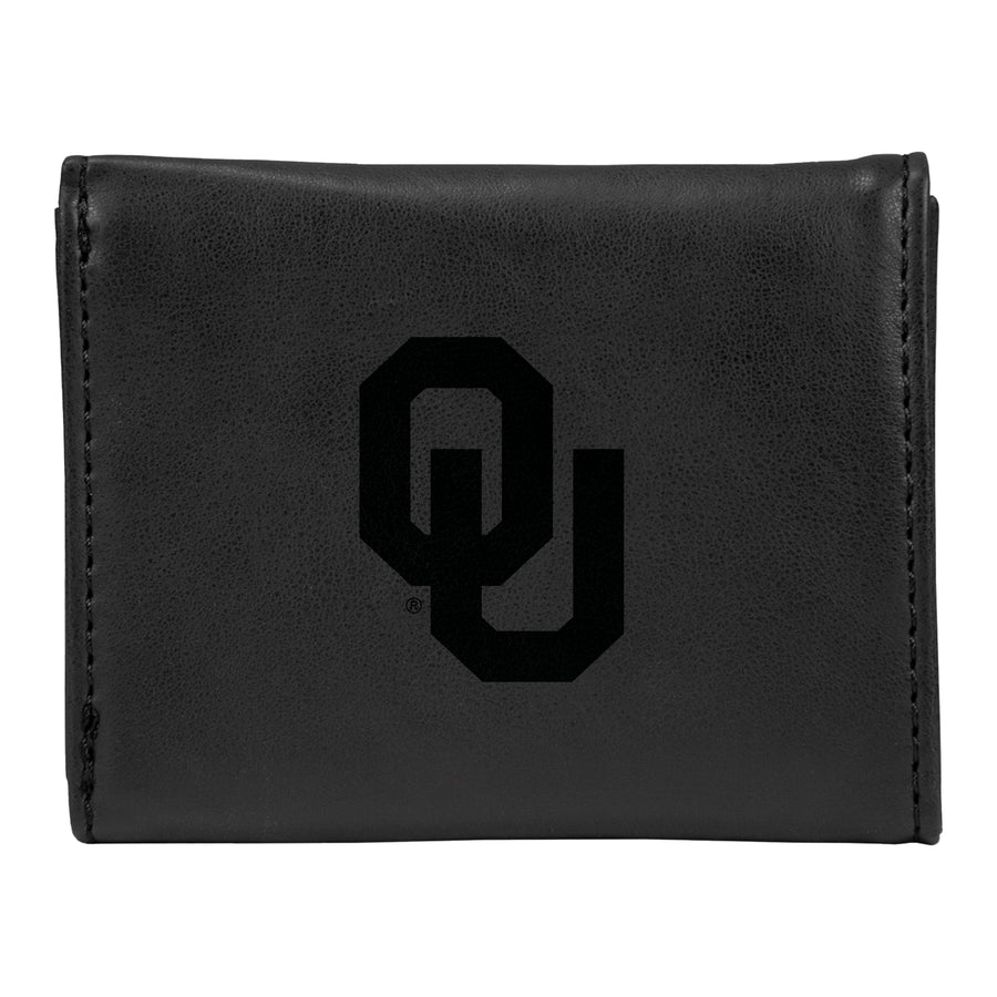 Black Oklahoma Sooners Trifold Wallet