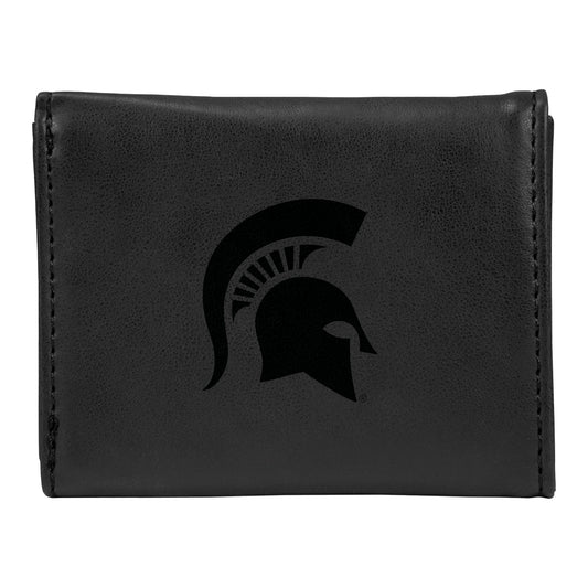 Black Michigan State Spartans Trifold Wallet