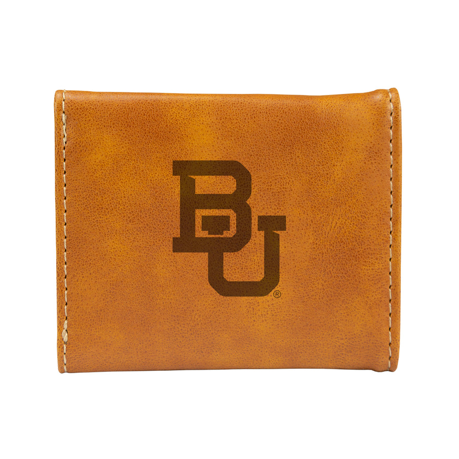 Brown Baylor Bears Trifold Wallet