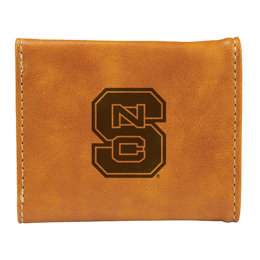 Brown NC State Wolfpack Trifold Wallet