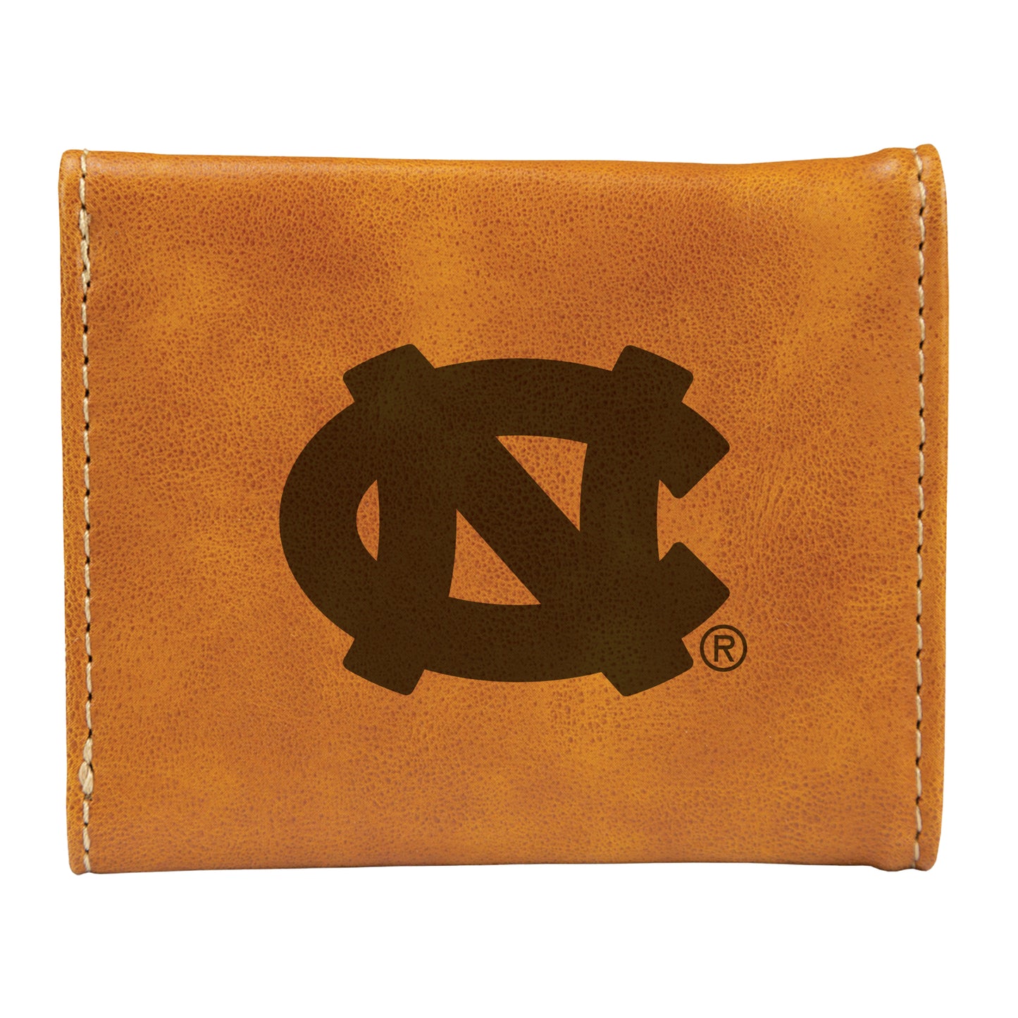 Brown North Carolina Tar Heels Trifold Wallet