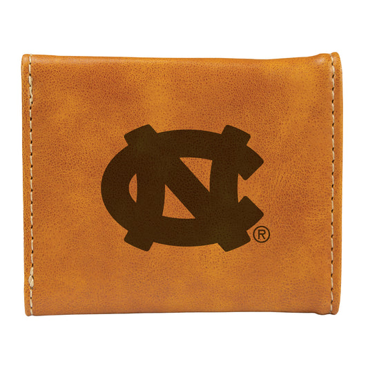 Brown North Carolina Tar Heels Trifold Wallet