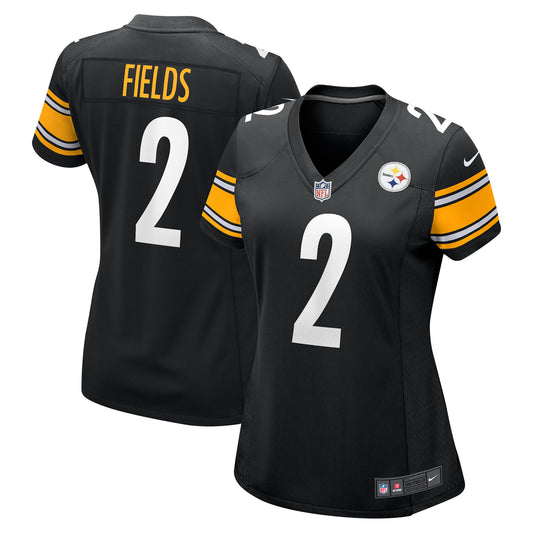 Women's Nike Justin Fields Black Pittsburgh Steelers Game Player Jersey