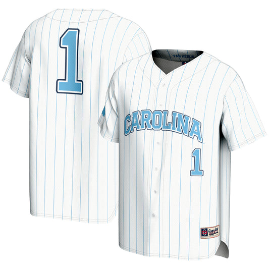 Youth GameDay Greats #1 White North Carolina Tar Heels Lightweight Baseball Fashion Jersey