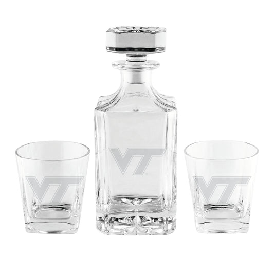 Virginia Tech Hokies Three-Piece Decanter Set