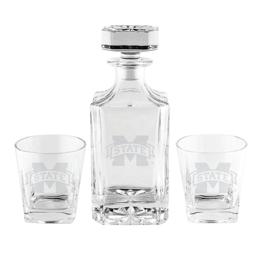 Mississippi State Bulldogs Three-Piece Decanter Set