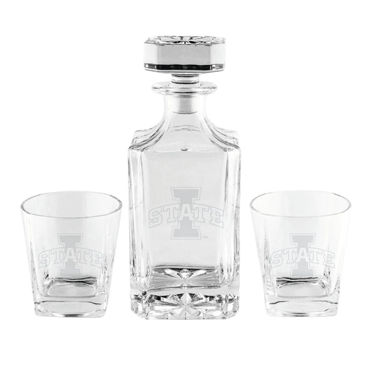 Iowa State Cyclones Three-Piece Decanter Set