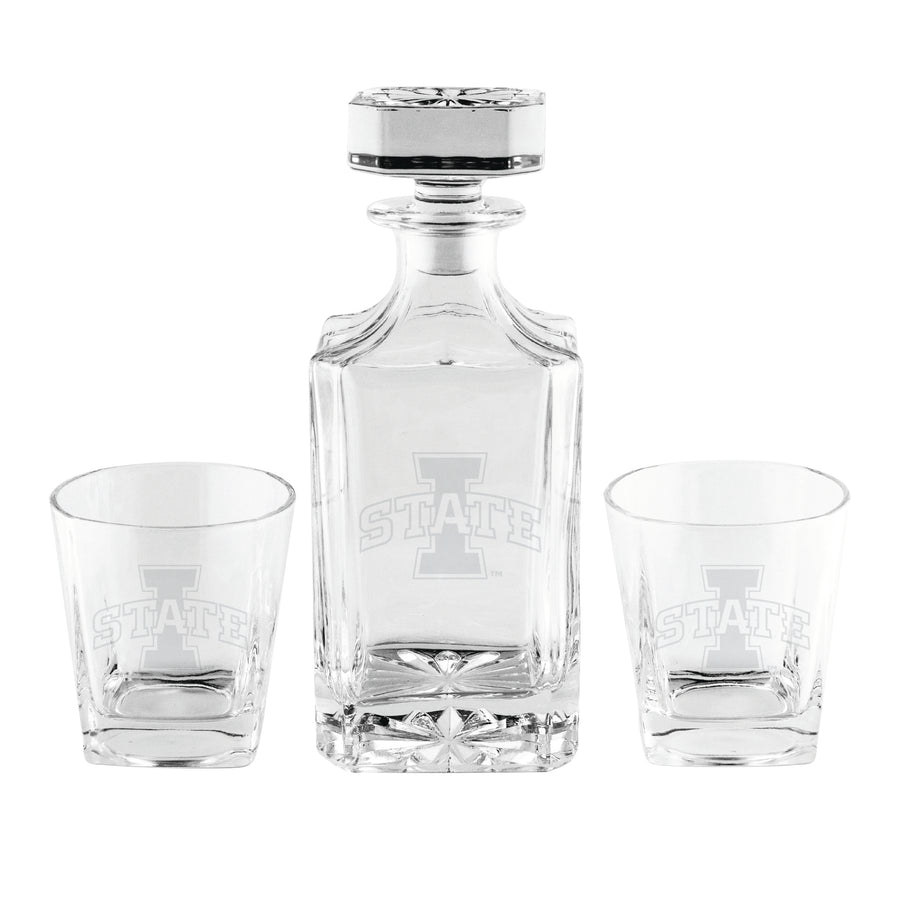 Iowa State Cyclones Three-Piece Decanter Set