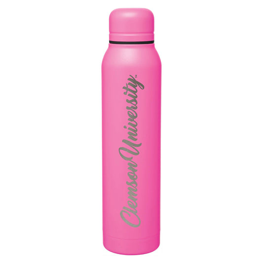 Pink Clemson Tigers 17oz. Silo Stainless Steel Water Bottle
