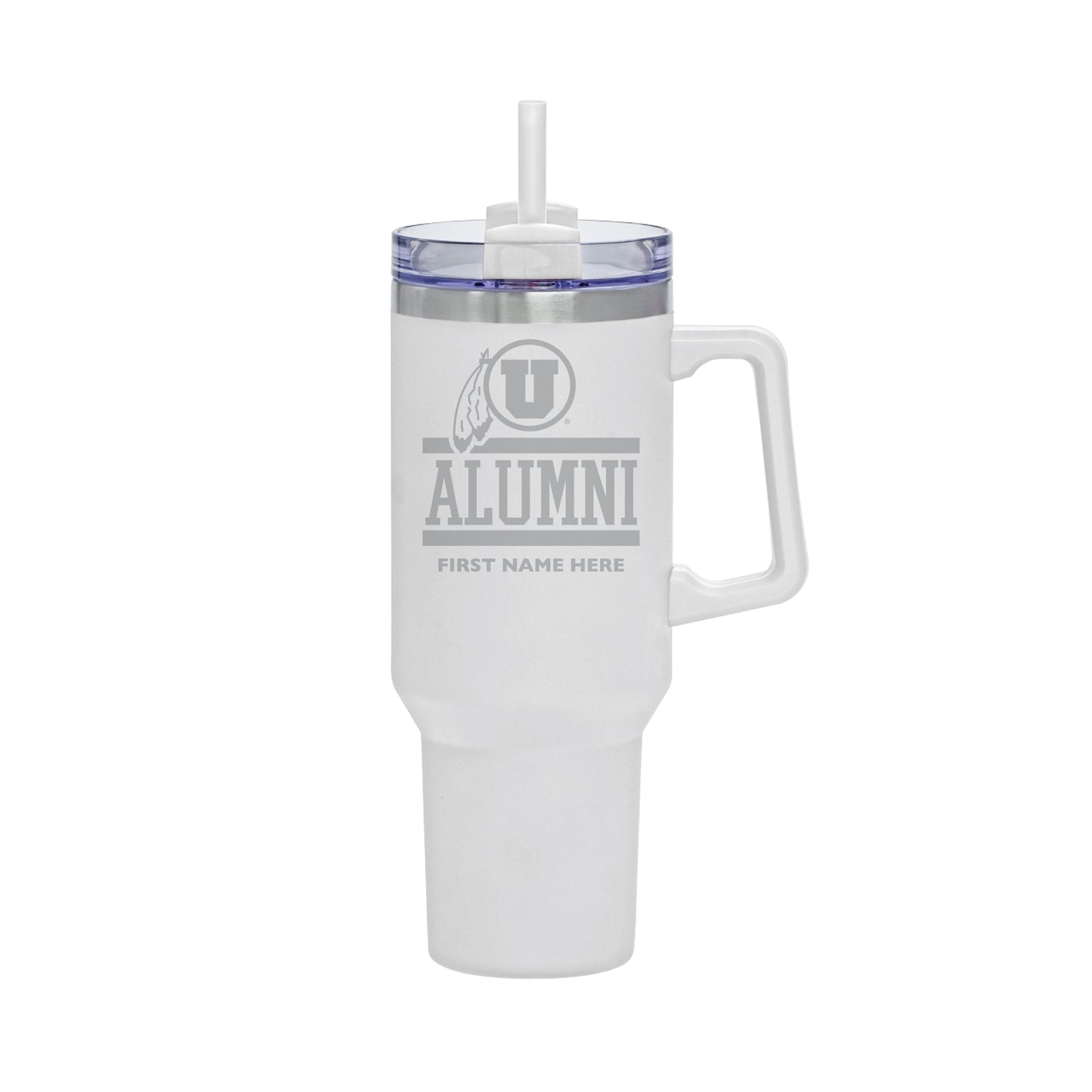 Utah Utes 40oz. Rocky Alumni Personalized Tumbler